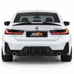 Rear Side Splitter (2 Pcs) for BMW 3 Series G20/G21 M-Pack Facelift (2022+) - Image 2