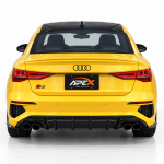 Rear Side Splitter (2 Pcs) for Audi A3 S-Line Sedan 8Y Facelift (2020–2024) - Image 2