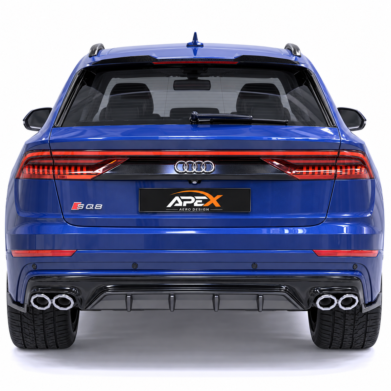 RV-AAD-022 - Rear Valance for Audi SQ8 Mk1 (2019-2023) - 1 Rear Valance for Audi SQ8 Mk1 (2019–2023) - Image 1