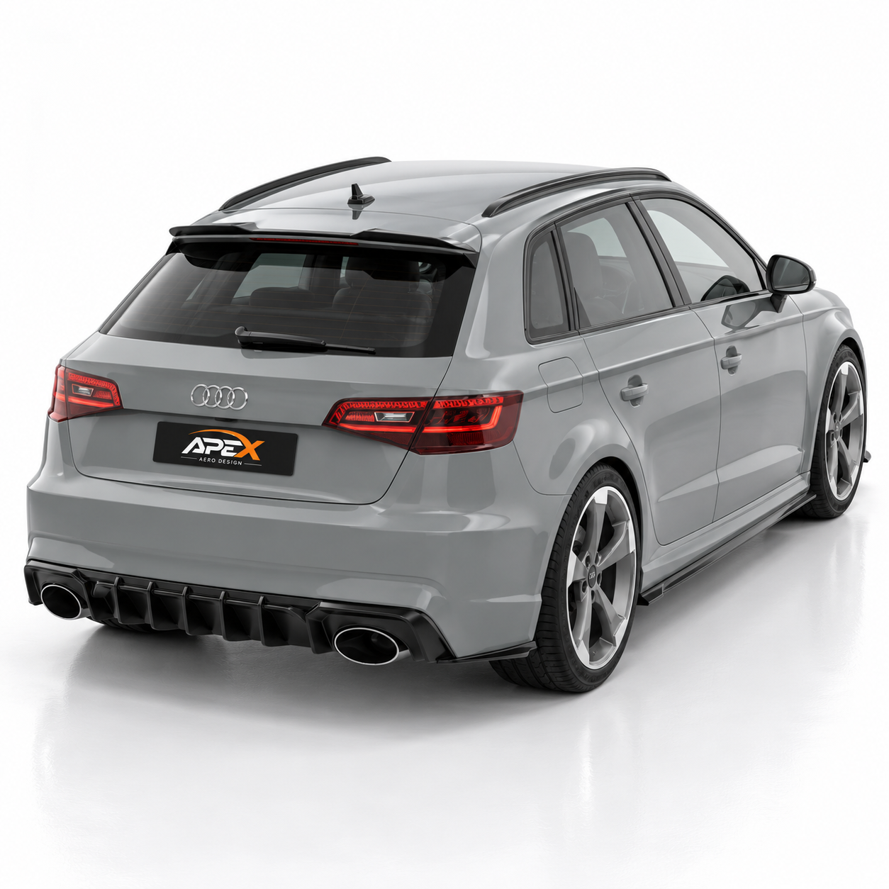 SP-AAD-010 - Spoiler for Audi RS3 8V Sportback (2015–2016) Facelift (2017–2019) - 1 Spoiler for Audi RS3 8V Sportback (2015–2016) / Facelift (2017–2019) - Image 1