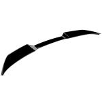 Audi A3 S3 Sedan 8V 2013-2016 spoiler gloss black apex aero design