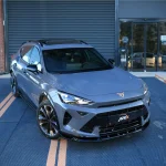 Cupra Formentor Facelift 2024 front splitter gloss black installed apex aero design