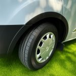 Gloss black wheel arch trims set for the Volkswagen Transporter T6.1 (2019–2021), designed for a clean, protective finish around all four wheel arches with vehicle-specific fitment. Manufactured from automotive-grade ABS plastic for long-lasting durability and a smart, professional van appearance. 10-piece set.