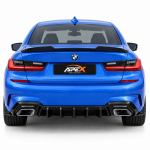 Rear Side Splitter (2 pcs) for BMW 3 Series G20/G21 M-Pack (2018–2022) - Image 2