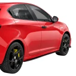 alfa romeo giulietta 2010-2020 side skirt gloss black apex aero design