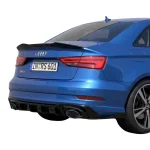 Audi RS3 Sedan 8V Facelift Gloss Black Rear Spoiler