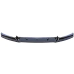 BMW X6 F16 M Pack 2014-2019 Front Splitter Gloss Black - Front Bumper Lip Spoiler Fitted
