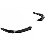 Peugeot 408 GT P54 2022 Rear Side Splitter Gloss Black - Rear Bumper Side Spats Fitted