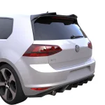 vw golf mk7 mk7 facelift r r-line gti gtd 2013-2020 roof spoiler gloss black apex aero design